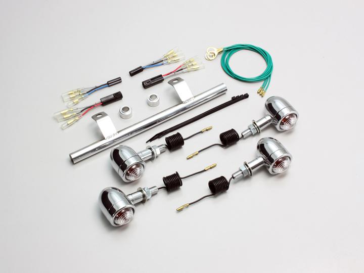 ハリケーン｜HURRICANE ミニブレットウインカーkit ｽﾃﾑﾏｳﾝﾄ｜HA5448C