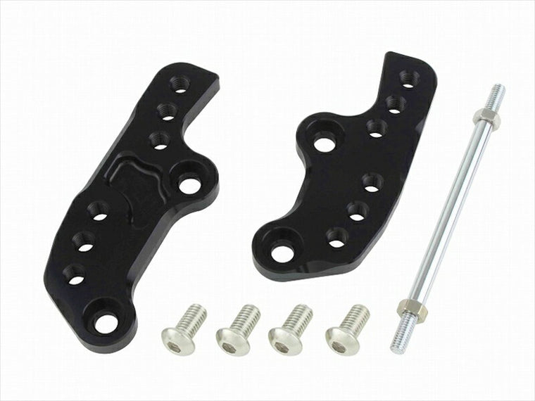 POSHFAITH｜ポッシュフェイス ステップアッププレート BLK Ninja250／Z250 13-17・Ninja250R 08-12｜034072-06