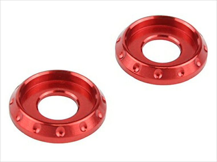 POSHFAITH｜ポッシュフェイス M5NASAワッシャー レッド／2PCS｜004185-02