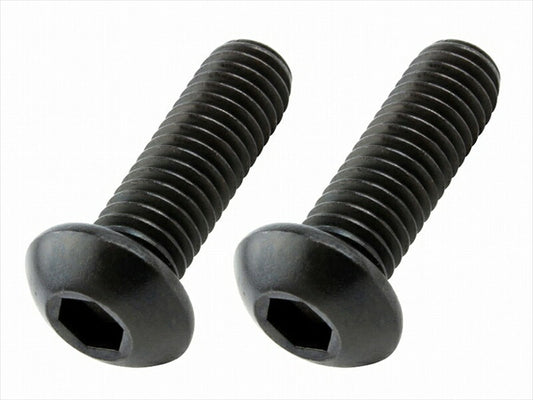POSHFAITH｜ポッシュフェイス ボタンキャップボルト M8X25 ブラック 2PCS｜900825-B9