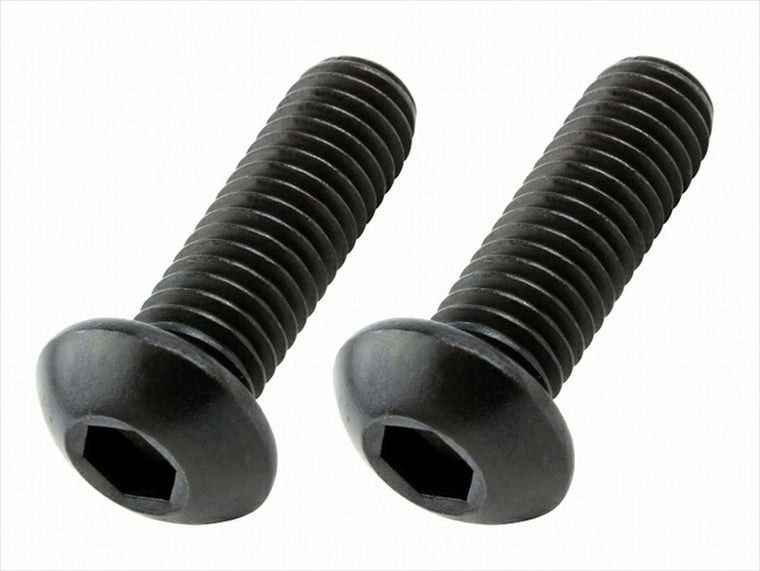 POSHFAITH｜ポッシュフェイス ボタンキャップボルト M8X25 ブラック 2PCS｜900825-B9