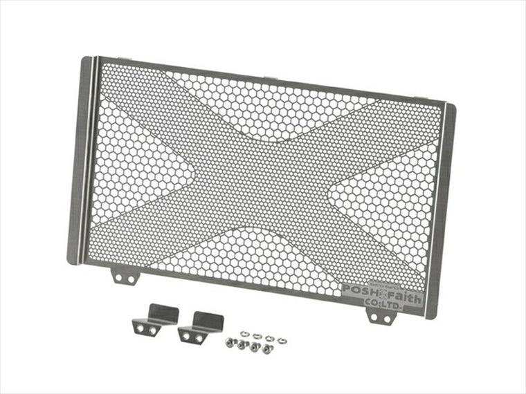 POSHFAITH｜ポッシュフェイス ラジエターコアガード ステンレス YZF-R25／ABS 15-20・YZF-R3／ABS｜66105