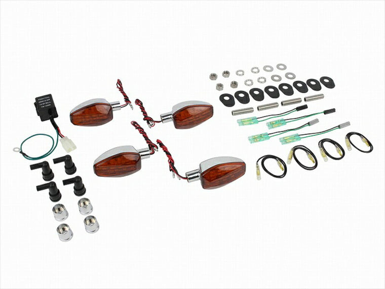 POSHFAITH｜ポッシュフェイス ライトウェイトLEDウインカーキット M／OR MT-09TRACER（14-17）｜65251