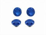 POSHFAITH｜ポッシュフェイス NASAタイプキャップボルトカバー M6用 BLUE（4PCS）｜001822-01