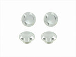 POSHFAITH｜ポッシュフェイス NASAタイプキャップボルトカバー M6用 SILVER（4PCS）｜001822-03