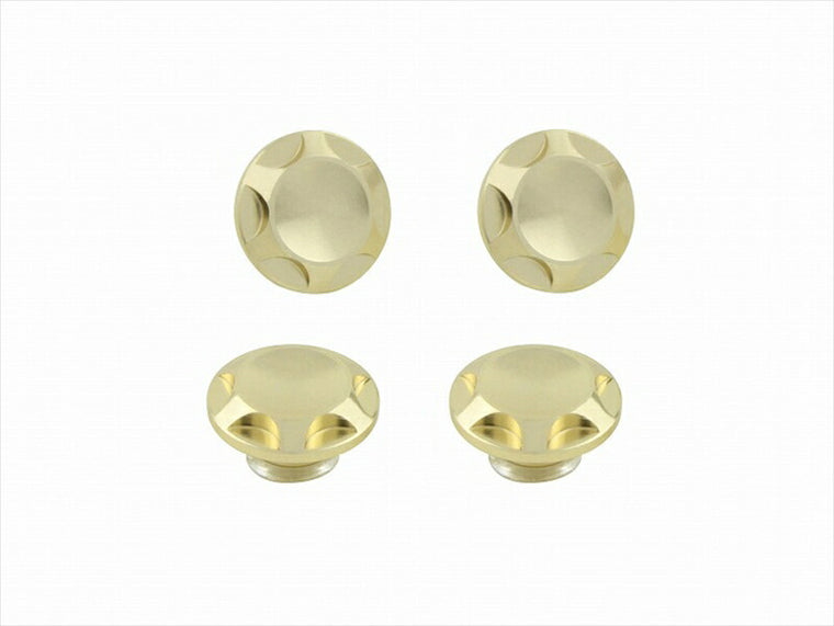 POSHFAITH｜ポッシュフェイス NASAタイプキャップボルトカバー M6用 C.GOLD（4PCS）｜001822-12