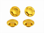 POSHFAITH｜ポッシュフェイス NASAタイプキャップボルトカバー M8用 GOLD（4PCS）｜001820-04