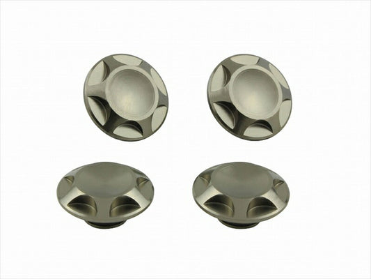 POSHFAITH｜ポッシュフェイス NASAタイプキャップボルトカバー M8用 TITAN（4PCS）｜001820-11