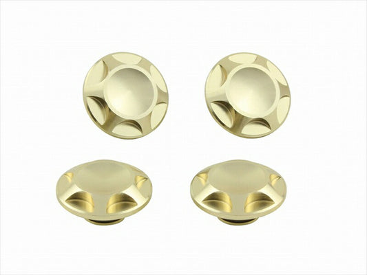 POSHFAITH｜ポッシュフェイス NASAタイプキャップボルトカバー M8用 C.GOLD（4PCS）｜001820-12