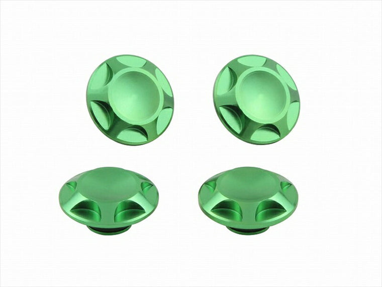 POSHFAITH｜ポッシュフェイス NASAタイプキャップボルトカバー M8用 LIGHT GREEN（4PCS）｜001820-18