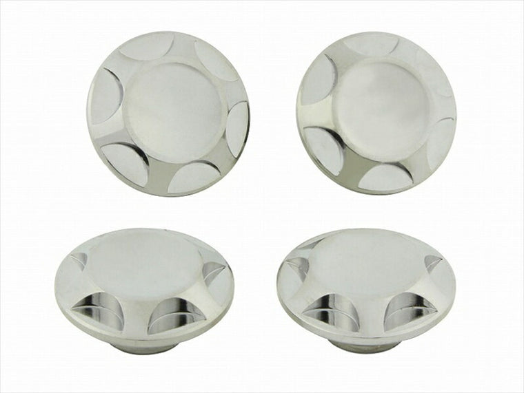 POSHFAITH｜ポッシュフェイス NASAタイプキャップボルトカバー M10用 メッキ（4PCS）｜1821