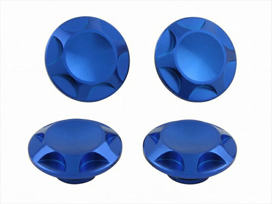POSHFAITH｜ポッシュフェイス NASAタイプキャップボルトカバー M10用 BLUE（4PCS）｜001821-01