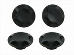 POSHFAITH｜ポッシュフェイス NASAタイプキャップボルトカバー M10用 BLACK（4PCS）｜001821-06