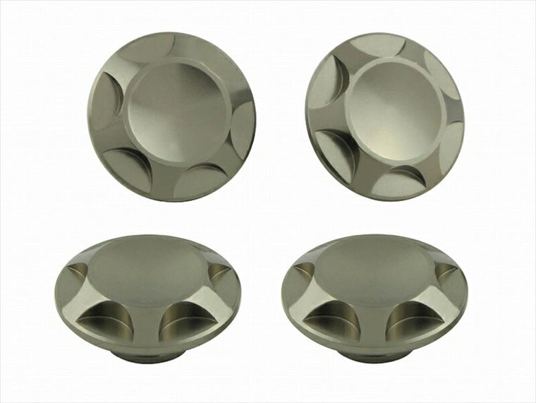 POSHFAITH｜ポッシュフェイス NASAタイプキャップボルトカバー M10用 TITAN（4PCS）｜001821-11