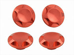 POSHFAITH｜ポッシュフェイス NASAタイプキャップボルトカバー M10用 DEEP ORANGE（4PCS）｜001821-14