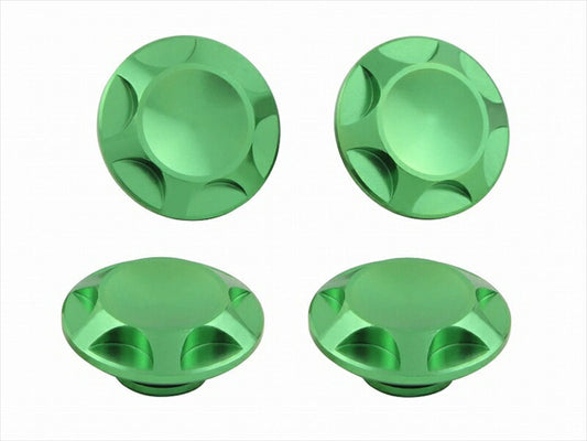 POSHFAITH｜ポッシュフェイス NASAタイプキャップボルトカバー M10用 LIGHT GREEN（4PCS）｜001821-18