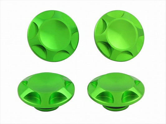 POSHFAITH｜ポッシュフェイス NASAタイプキャップボルトカバー M10用 LIME GREEN（4PCS）｜001821-28
