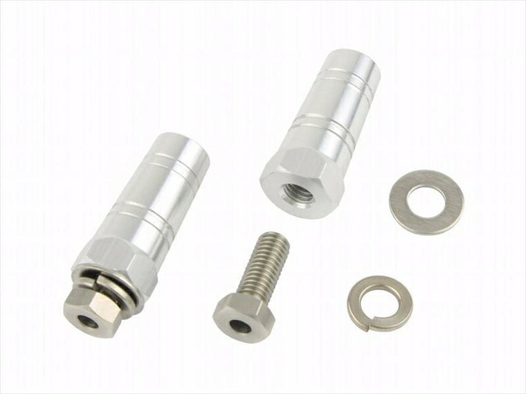 POSHFAITH｜ポッシュフェイス エクステンションステー40mmSLV M8-M8 M8X20mmステンレス六角ボルト付｜098102-03