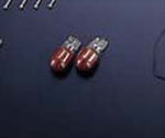 POSHFAITH｜ポッシュフェイス ウエッジ バルブ オレンジ2PC 12V-10W T13｜090686-10