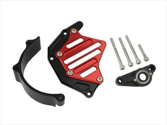 POSHFAITH｜ポッシュフェイス スプロケットカバーフルキット ブラック／レッド Z900RS／CAFE 18-21｜132214-26