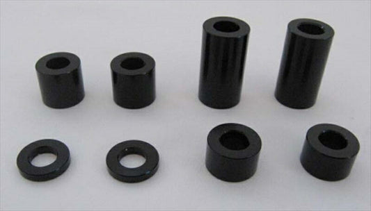 POSHFAITH｜ポッシュフェイス M12 ユニバーサルアルミカラー ブラック t＝15mm 2PCS｜121512-06