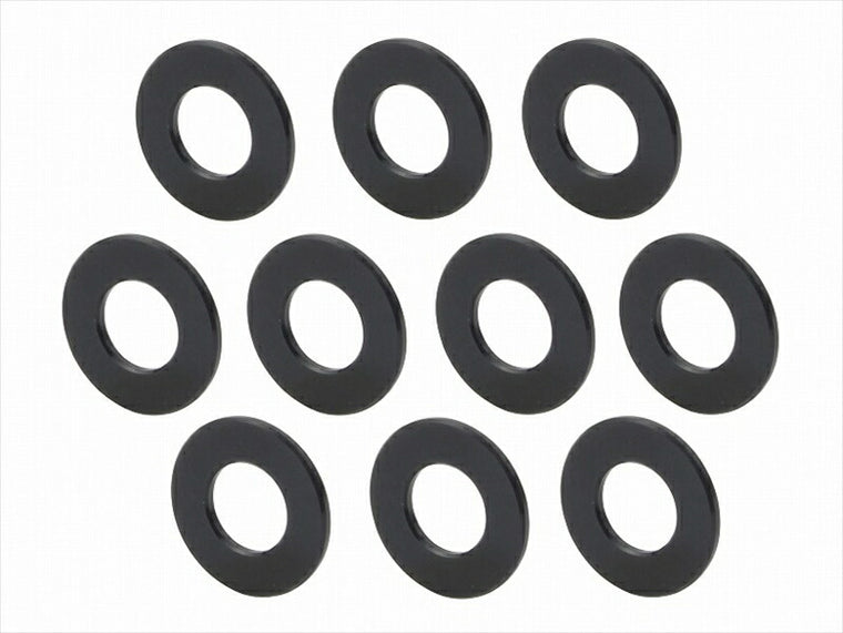 POSHFAITH｜ポッシュフェイス メカニックユース ユニバーサルカラーセット M6 t＝1mm BLK／10PCS｜300106-06