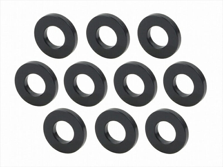 POSHFAITH｜ポッシュフェイス メカニックユース ユニバーサルカラーセット M6 t＝2mm BLK／10PCS｜300206-06