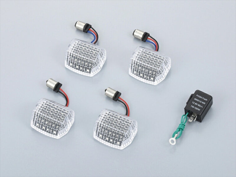 POSHFAITH｜ポッシュフェイス LEDコンバージョンKIT クリアー ZRX400／1100／1200R｜71408