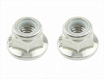 POSHFAITH｜ポッシュフェイス M6フランジナイロンロックナット ステンレス 2PCS｜900256-S2