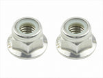 POSHFAITH｜ポッシュフェイス M8 フランジナイロンロックナット ステンレス 2PCS｜900258-S2