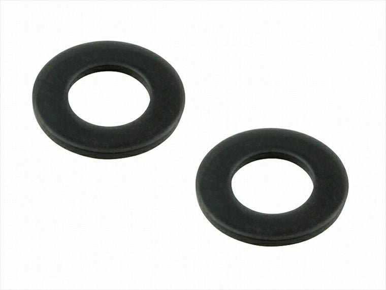 POSHFAITH｜ポッシュフェイス M6ヒラワッシャ- ブラック 2PCS｜900046-K2