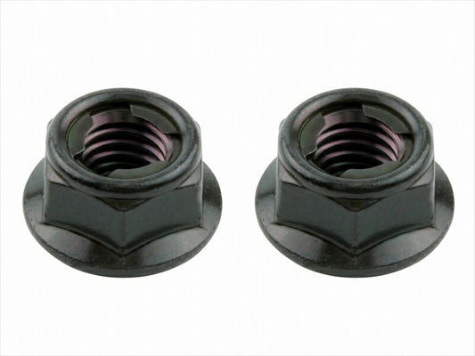 POSHFAITH｜ポッシュフェイス M8フランジロックナット ブラック 2PCS｜900158-K2