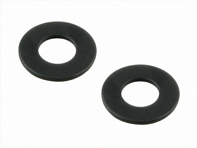 POSHFAITH｜ポッシュフェイス M5平ワッシャー ステンレス BLK 2PCS｜900045-K2