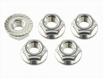 POSHFAITH｜ポッシュフェイス M8フランジナット ステンレス 5PCS｜900028-S1