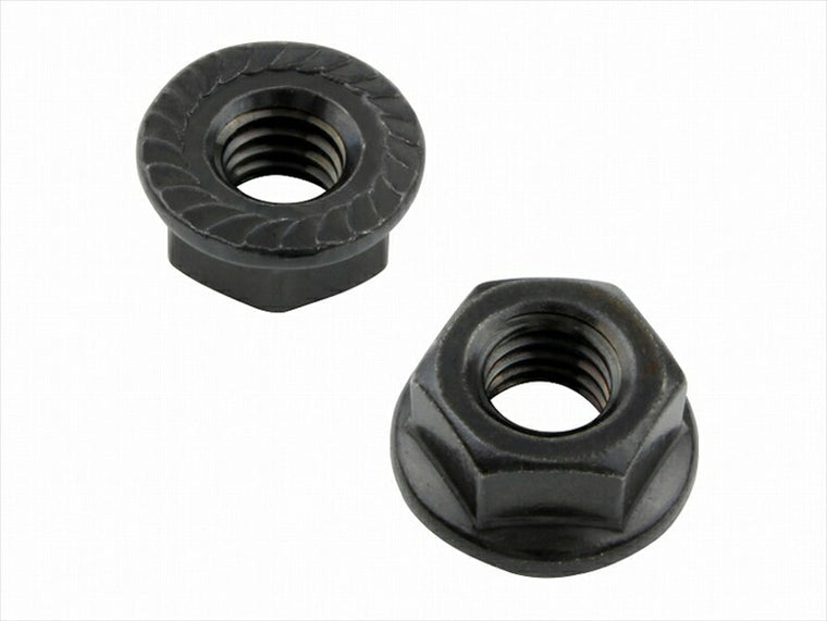 POSHFAITH｜ポッシュフェイス M6フランジナット ブラック 2PCS｜900026-K2