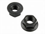 POSHFAITH｜ポッシュフェイス M8フランジナット ブラック 2PCS｜900028-K2