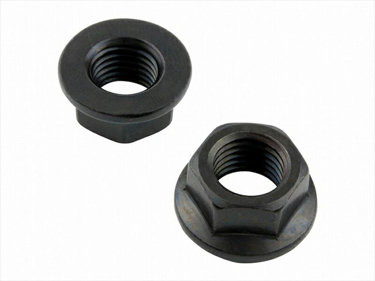 POSHFAITH｜ポッシュフェイス M10フランジナット P1.25 BLK 2PCS／ステンレス｜910210-K2