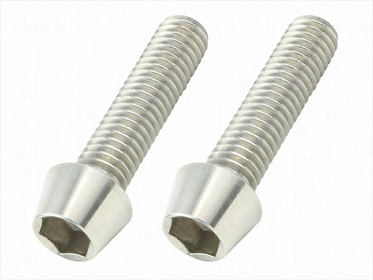 POSHFAITH｜ポッシュフェイス テ-パ-キャップボルトセット M6X25 2PCS｜900625-T2