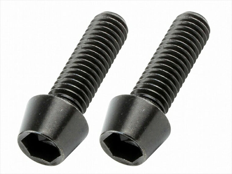 POSHFAITH｜ポッシュフェイス テ-パ-キャップボルトブラックセット M6X20／2PCS｜900620-T9