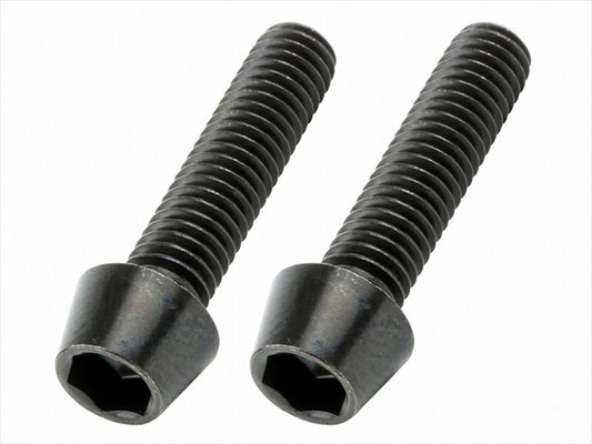 POSHFAITH｜ポッシュフェイス テ-パ-キャップボルトブラックセット M6X25／PCS｜900625-T9