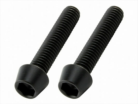 POSHFAITH｜ポッシュフェイス テ-パ-キャップボルトブラックセット M6X30／2PCS｜900630-T9