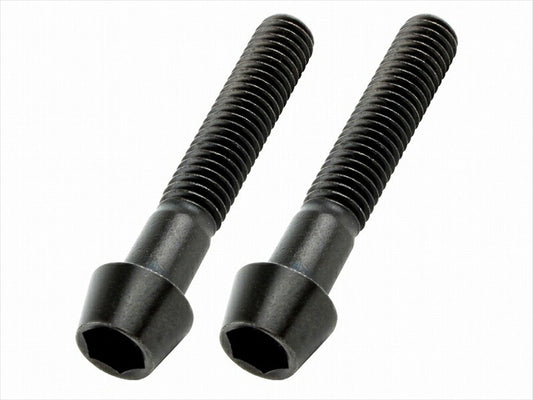 POSHFAITH｜ポッシュフェイス テ-パ-キャップボルトブラックセット M6X35／2PCS｜900635-T9