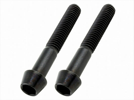 POSHFAITH｜ポッシュフェイス テ-パ-キャップボルトブラックセット M6X40／2PCS｜900640-T9