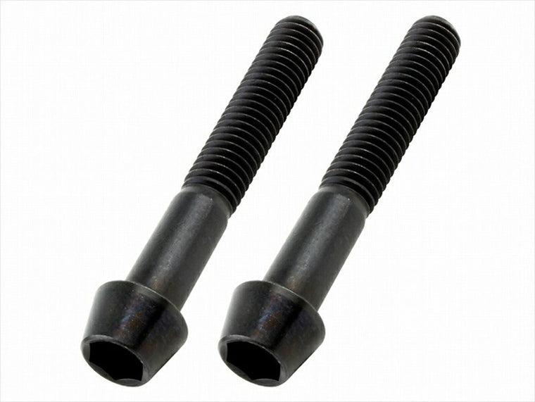 POSHFAITH｜ポッシュフェイス テ-パ-キャップボルトブラックセット M6X40／2PCS｜900640-T9