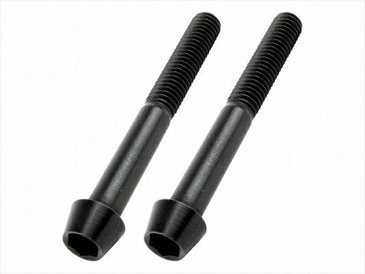 POSHFAITH｜ポッシュフェイス テ-パ-キャップボルトブラックセット M6X50／2PCS｜900650-T9