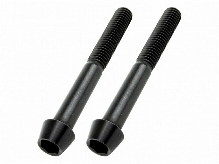 POSHFAITH｜ポッシュフェイス テ-パ-キャップボルトブラックセット M6X50／2PCS｜900650-T9