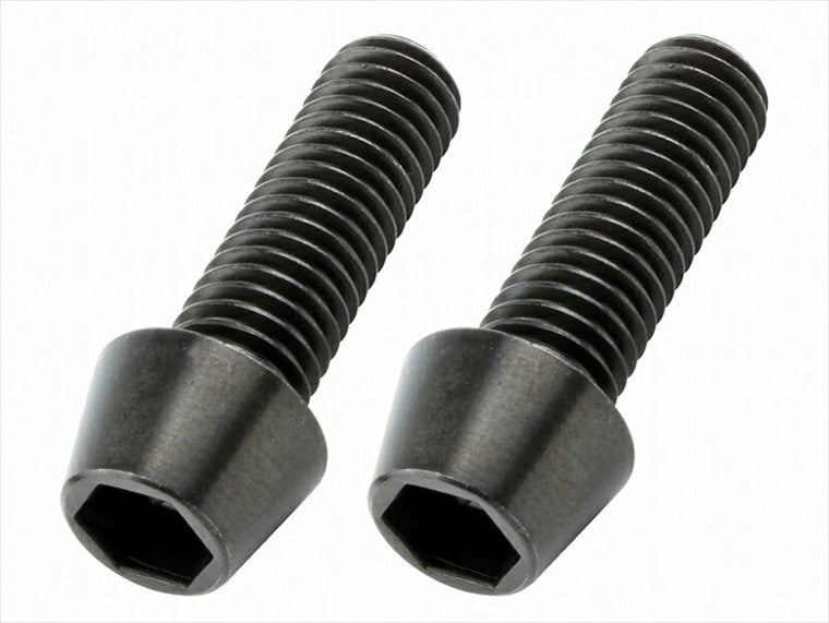 POSHFAITH｜ポッシュフェイス テ-パ-キャップボルトブラックセット M8X25／2PCS｜900825-T9