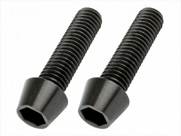 POSHFAITH｜ポッシュフェイス テ-パ-キャップボルトブラックセット M8X30／2PCS｜900830-T9