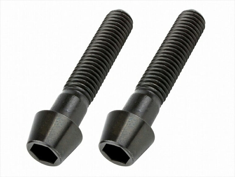 POSHFAITH｜ポッシュフェイス テ-パ-キャップボルトブラックセット M8X40／2PCS｜900840-T9