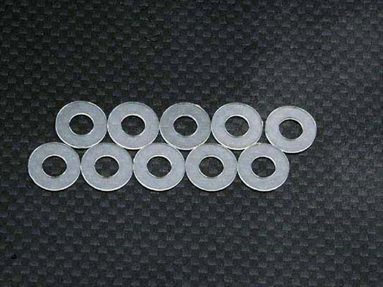 POSHFAITH｜ポッシュフェイス M5ポリカーボネートヒラワッシャー 10PCS／SET｜990005